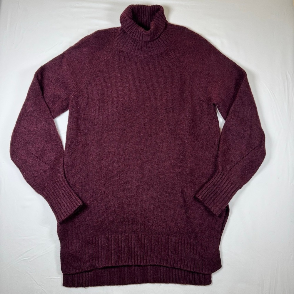 Calvin Klein Jeans Turtleneck Sweater Womens‎ Raglan Long Sleeve Knit Pullover